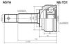 NISSA C9211EL00B Joint Kit, drive shaft